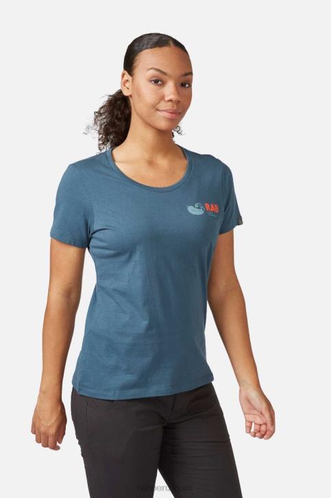 Postura Camiseta Vintage Tt64400 Azul Orión Mujer Rab Postura Camiseta Vintage Tt64400 Azul Orión Mujer Rab